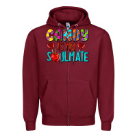 Burgundy candy is my soulmate Zipper Hoodie - AdoDesignShop