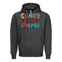 Charcoal Heather candy is my soulmate Zipper Hoodie - AdoDesignShop