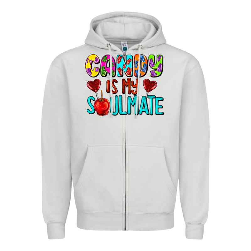 Candy Is My Soulmate Zipper Hoodie by AdoDesignShop | Teevron