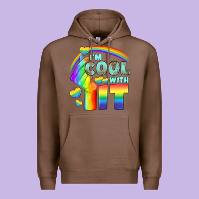 Lgbtq İ'm Cool With İt Premium Hoodie Designed By Bundleandbundleshop