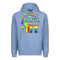 Colony Blue Lgbtq İ'm Cool With İt Premium Hoodie - BundleAndBundleShop