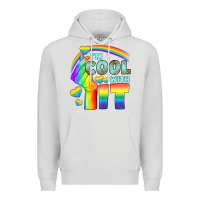 Dove Grey Lgbtq İ'm Cool With İt Premium Hoodie - BundleAndBundleShop