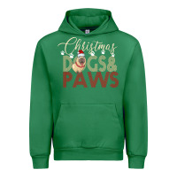 Emerald Christmas Dogs Paws Urban Hoodie - Bettercallsaul