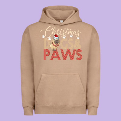 Christmas Dogs Paws Urban Hoodie Designed By Bettercallsaul