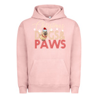 Pigment Salmon Christmas Dogs Paws Urban Hoodie - Bettercallsaul