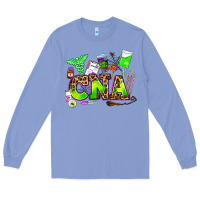 Colony Blue cna halloween Long Sleeve Tee - AdoDesignShop
