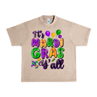 French Oak it's mardi gras y'all Urban Heavy Tee - FaDigitalArtStudio
