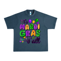 Midnight Navy it's mardi gras y'all Urban Heavy Tee - FaDigitalArtStudio