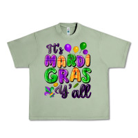 Oil Green it's mardi gras y'all Urban Heavy Tee - FaDigitalArtStudio