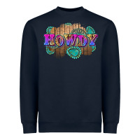 Navy howdy Heavyweight Sweatshirt - Zillion Design Studio