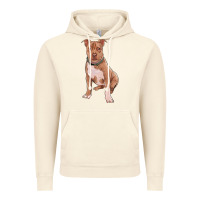 Vintage Artic brown pitbull Vintage Hoodie - RanaPortraitStore