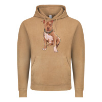 Vintage Camel brown pitbull Vintage Hoodie - RanaPortraitStore
