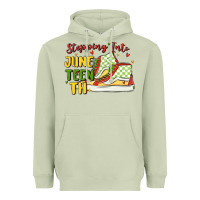 Matcha stepping into juneteenth Heavyweight Hoodie - MaliasSmallBusiness