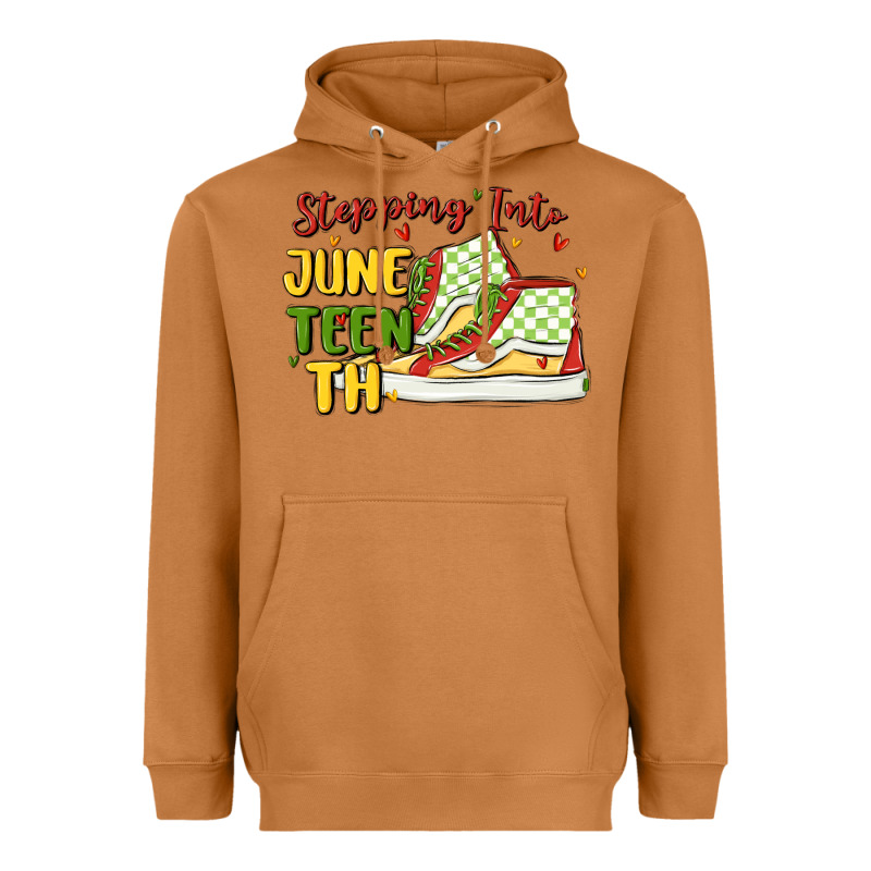 Stepping Into Juneteenth Heavyweight Hoodie by MaliasSmallBusiness | Teevron