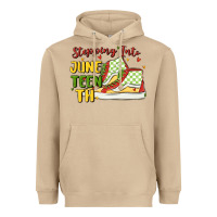 Mushroom stepping into juneteenth Heavyweight Hoodie - MaliasSmallBusiness