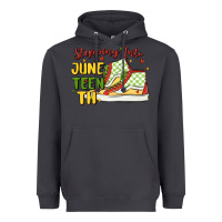 Smoke stepping into juneteenth Heavyweight Hoodie - MaliasSmallBusiness