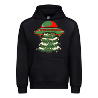 Black Ufo Christmas Pine Tree Urban Hoodie - Bettercallsaul