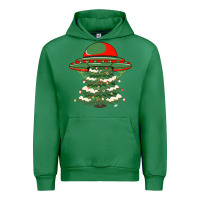 Emerald Ufo Christmas Pine Tree Urban Hoodie - Bettercallsaul