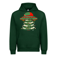 Forest Green Ufo Christmas Pine Tree Urban Hoodie - Bettercallsaul