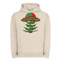 Pigment French Oak Ufo Christmas Pine Tree Urban Hoodie - Bettercallsaul