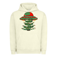 Pigment Pistachio Ufo Christmas Pine Tree Urban Hoodie - Bettercallsaul