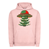 Ufo Christmas Pine Tree Urban Hoodie | Teevron