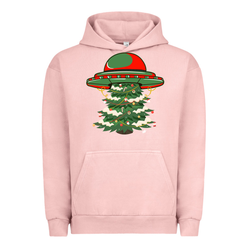 Ufo Christmas Pine Tree Urban Hoodie by Bettercallsaul | Teevron