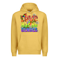 Antique Gold Love Has No Gender Pride Lgbtq Premium Hoodie - BundleAndBundleShop