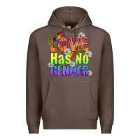 Coffee Love Has No Gender Pride Lgbtq Premium Hoodie - BundleAndBundleShop