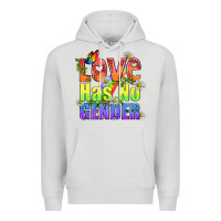Dove Grey Love Has No Gender Pride Lgbtq Premium Hoodie - BundleAndBundleShop