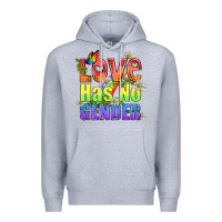 Heather Grey Love Has No Gender Pride Lgbtq Premium Hoodie - BundleAndBundleShop