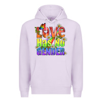 Lilac Love Has No Gender Pride Lgbtq Premium Hoodie - BundleAndBundleShop