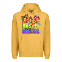 Mustard Love Has No Gender Pride Lgbtq Premium Hoodie - BundleAndBundleShop