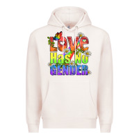 Pale Pink Love Has No Gender Pride Lgbtq Premium Hoodie - BundleAndBundleShop