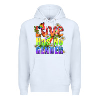 White Love Has No Gender Pride Lgbtq Premium Hoodie - BundleAndBundleShop