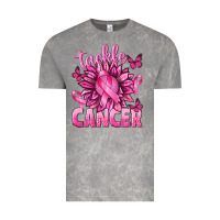 Cloud Rock Tackle Cancer with Sunflower Vintage Tee - texasbilliewilder