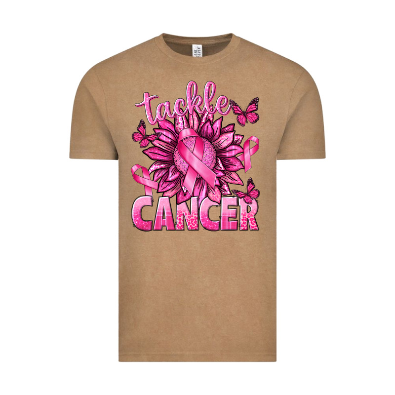 Tackle Cancer With Sunflower Vintage Tee by texasbilliewilder | Teevron