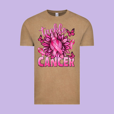 Tackle Cancer With Sunflower Vintage Tee Designed By Texasbilliewilder