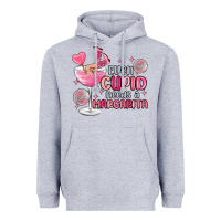 Heather Grey even cupid needs a margarita Heavyweight Hoodie - MaliasSmallBusiness