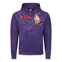 Cloud Purple kick rocks cowboy boots fourth of july Vintage Hoodie - texasbilliewilder