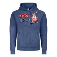 Vintage Denim kick rocks cowboy boots fourth of july Vintage Hoodie - texasbilliewilder