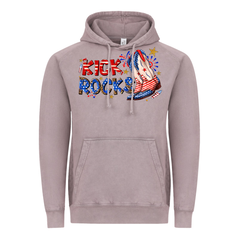 Kick Rocks Cowboy Boots Fourth Of July Vintage Hoodie by texasbilliewilder | Teevron