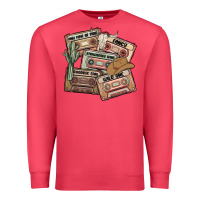 Cardinal 90s country cassette tapes Premium Sweatshirt - MaliasSmallBusiness