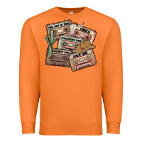 Carrot 90s country cassette tapes Premium Sweatshirt - MaliasSmallBusiness