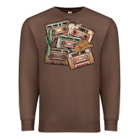 Chestnut 90s country cassette tapes Premium Sweatshirt - MaliasSmallBusiness