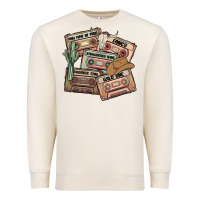 Sandshell 90s country cassette tapes Premium Sweatshirt - MaliasSmallBusiness