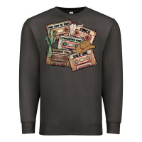 Smoke 90s country cassette tapes Premium Sweatshirt - MaliasSmallBusiness