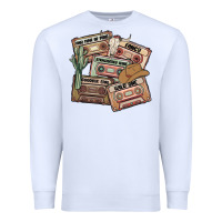 White 90s country cassette tapes Premium Sweatshirt - MaliasSmallBusiness