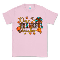 Bubblegum Pink one thankful teacher Classic Tee - JahusDesignShop