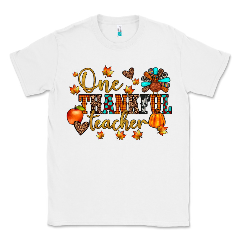 One Thankful Teacher Classic Tee by JahusDesignShop | Teevron